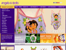 Tablet Screenshot of angelsandbrats.com